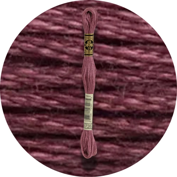 DMC Mouliné Spécial 25 Broderigarn, Ensfarvet, Blå/Lilla nuancer